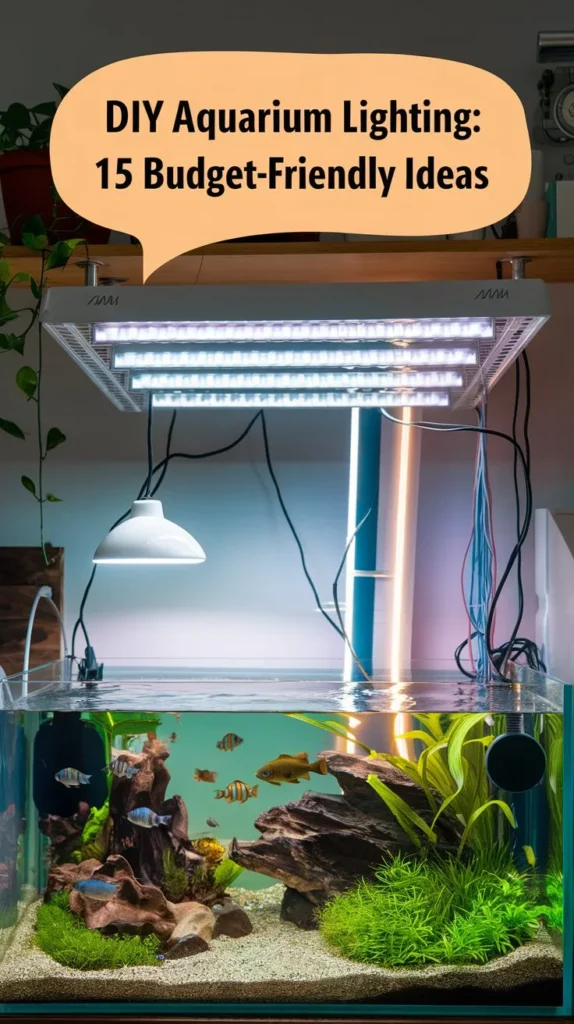 15 Cheap and Easy DIY Aquarium Light Ideas