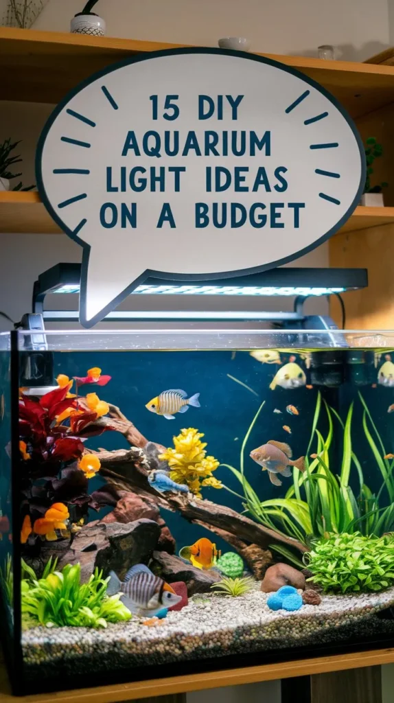 15 Cheap and Easy DIY Aquarium Light Ideas