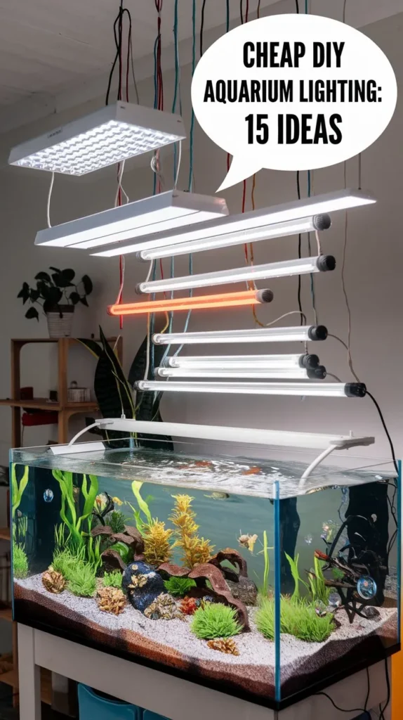 15 Cheap and Easy DIY Aquarium Light Ideas