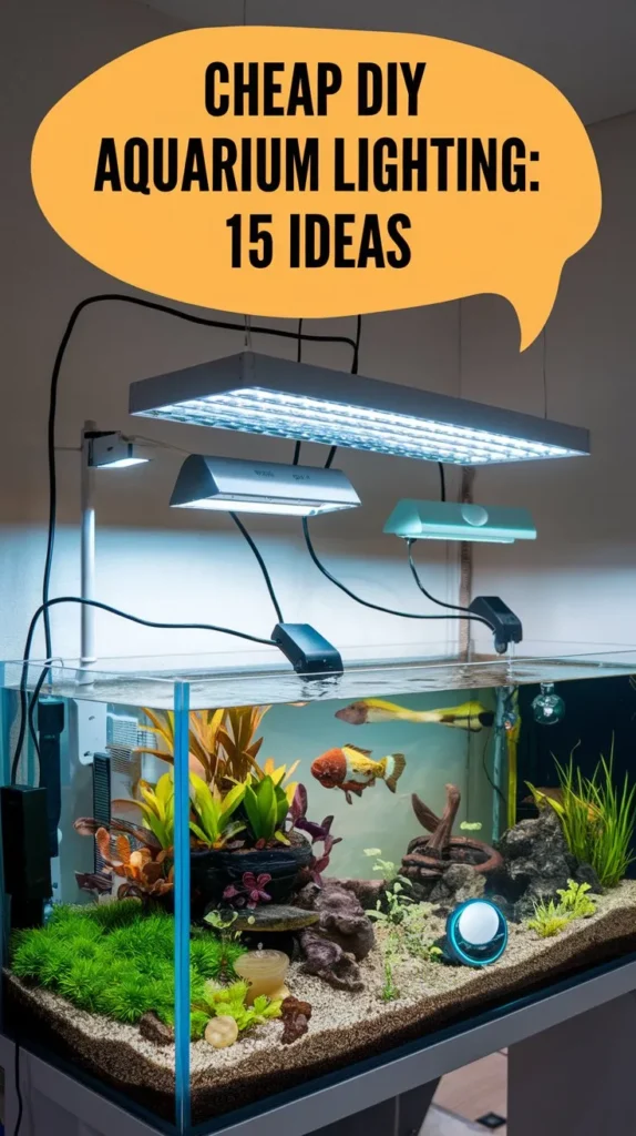 15 Cheap and Easy DIY Aquarium Light Ideas