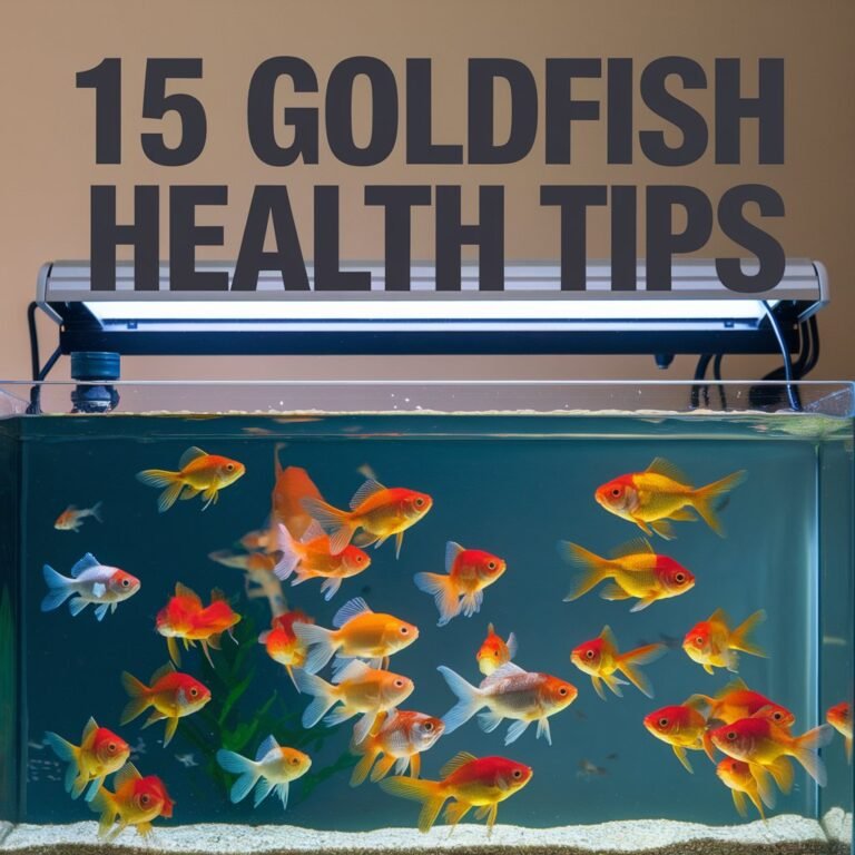 15 Goldfish Health Tips: A Comprehensive Guide to a Healthy Aquarium