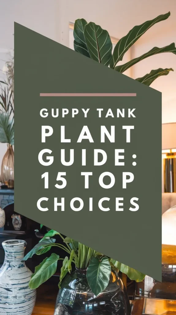 15 Excellent Plants for Guppy Tanks to Keep Them Healthy