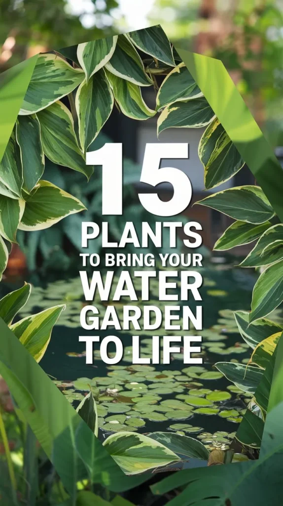 15 Beautiful Plants For Your Water Garden