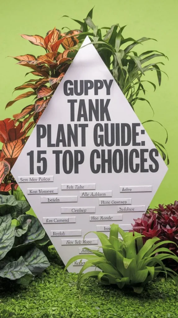 15 Excellent Plants for Guppy Tanks to Keep Them Healthy