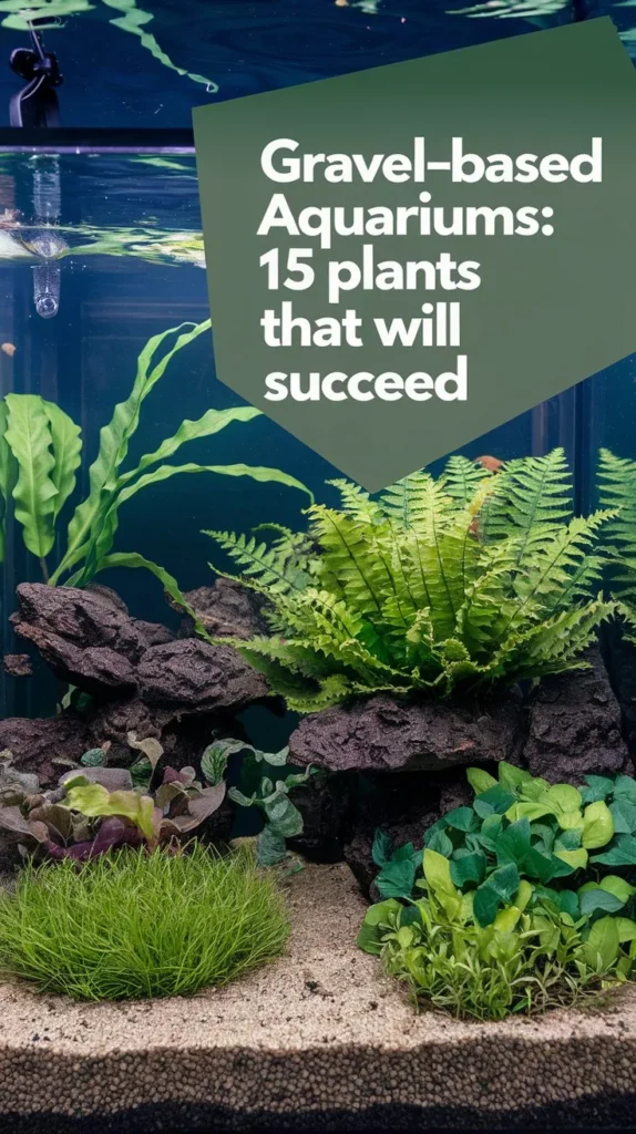 15 Aquarium Plants That Grow Well in Gravel