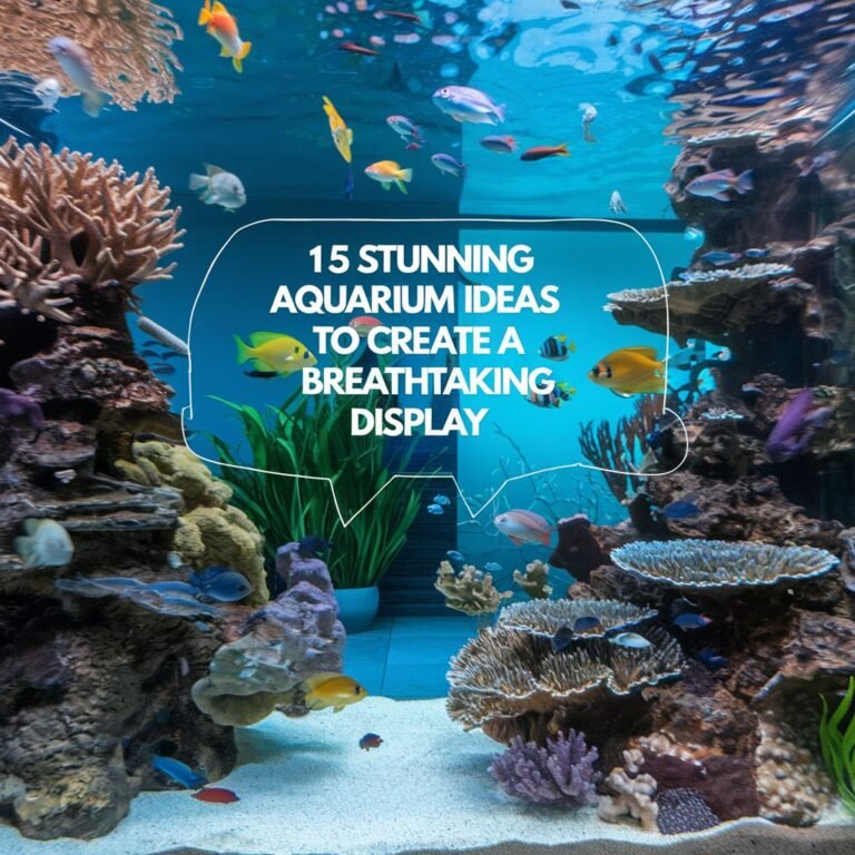 15 Stunning Aquarium Ideas to Create a Breathtaking Display