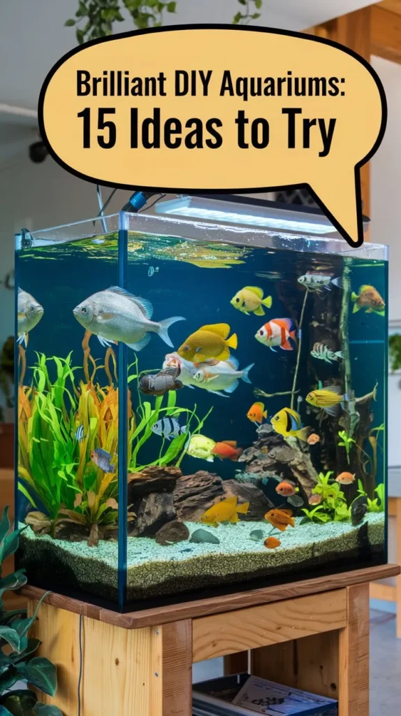 15 Brilliantly Creative DIY Aquariums to Build