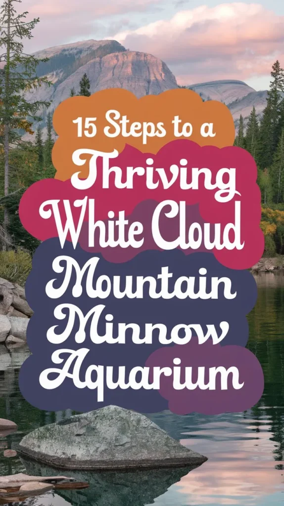 15 Care Guide for White Cloud Mountain Minnows