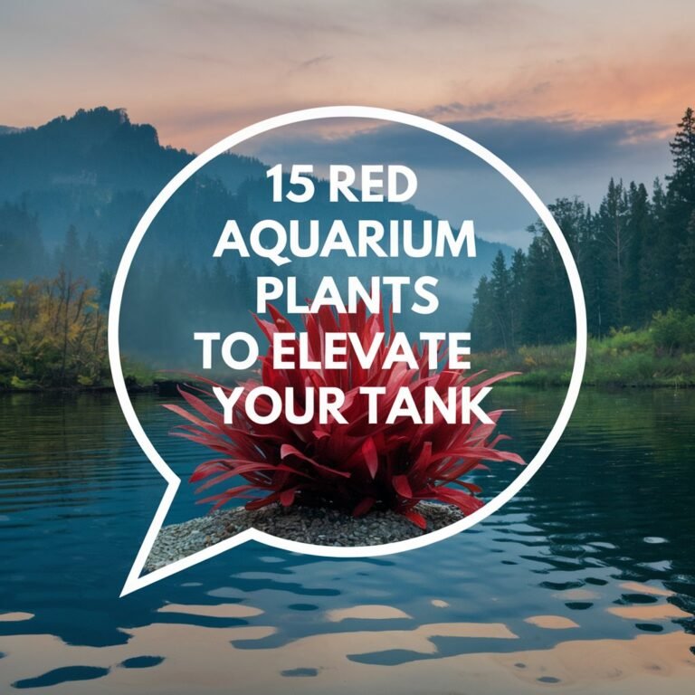 15 Red Aquarium Plants to Add a Pop of Color