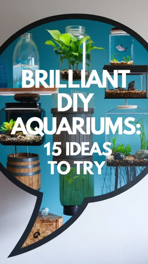 15 Brilliantly Creative DIY Aquariums to Build