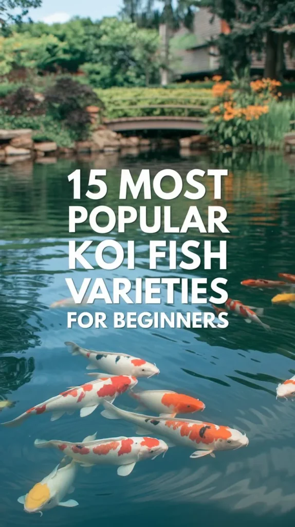 15 Most Popular Types of Koi Fish to Keep