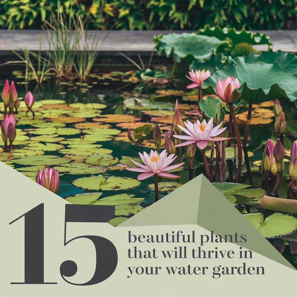 15 Beautiful Plants For Your Water Garden