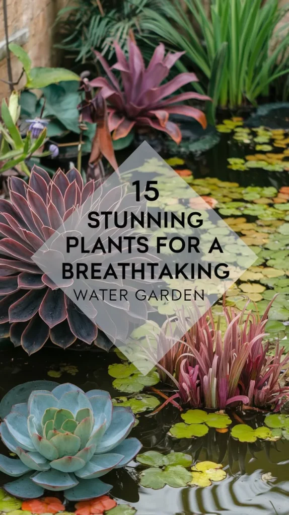 15 Beautiful Plants For Your Water Garden