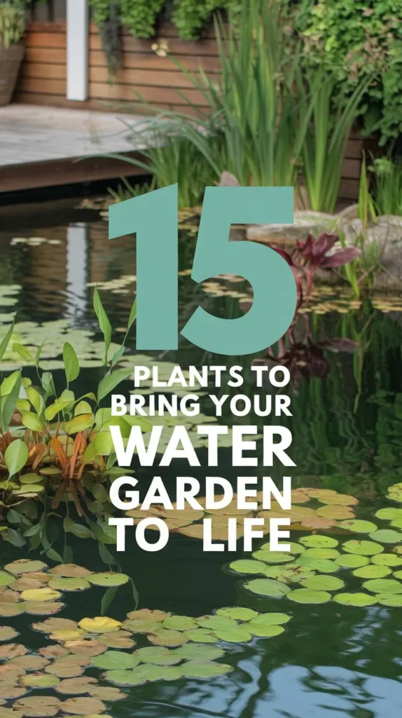 15 Beautiful Plants For Your Water Garden